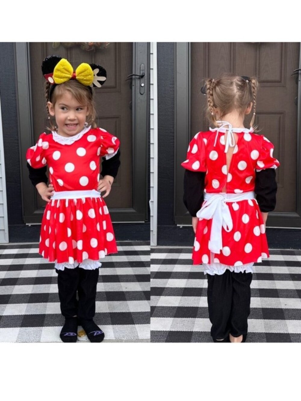 Vintage Disney | "Mickey and Friends" Minnie Mouse Costume Set | Size 4T